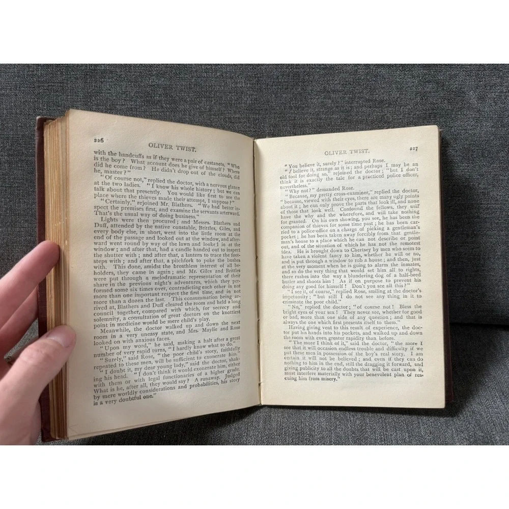 The Adventures of Oliver Twist by Charles Dickens (1900s Hardcover, Hurst And Co